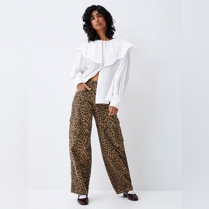 Damson Madder Leopard Print Dion Jean - Tailored for a CURVE fit